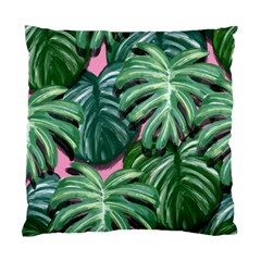 Painting Leaves Tropical Jungle Standard Cushion Case (one Side) by Simbadda