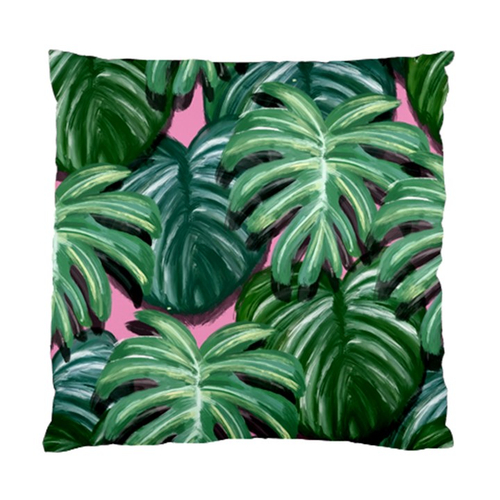 Painting Leaves Tropical Jungle Standard Cushion Case (One Side)