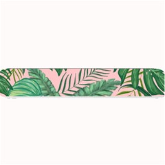 Tropical Greens Leaves Design Small Bar Mats by Simbadda