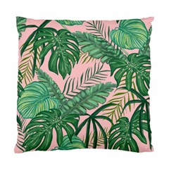 Tropical Greens Leaves Design Standard Cushion Case (two Sides) by Simbadda