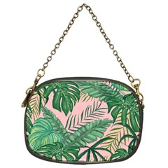 Tropical Greens Leaves Design Chain Purse (two Sides) by Simbadda