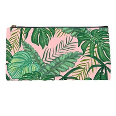 Tropical Greens Leaves Design Pencil Cases by Simbadda