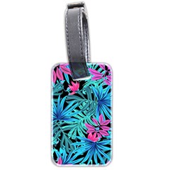 Leaves Picture Tropical Plant Luggage Tag (two Sides) by Simbadda