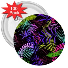 Leaves Nature Design Plant 3  Buttons (100 Pack)  by Simbadda