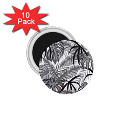 Drawing Leaves Nature Picture 1 75  Magnets (10 Pack)  by Simbadda