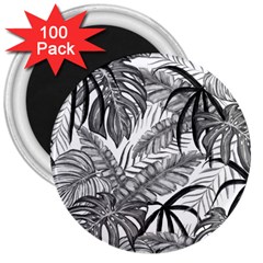 Drawing Leaves Nature Picture 3  Magnets (100 Pack) by Simbadda