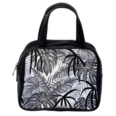 Drawing Leaves Nature Picture Classic Handbag (one Side) by Simbadda