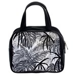 Drawing Leaves Nature Picture Classic Handbag (Two Sides) Front