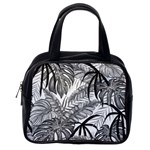 Drawing Leaves Nature Picture Classic Handbag (Two Sides) Back