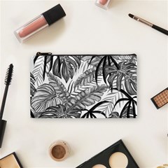 Drawing Leaves Nature Picture Cosmetic Bag (small) by Simbadda