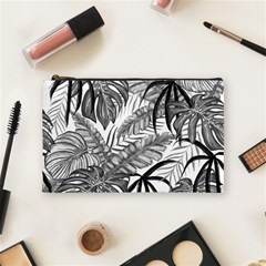 Drawing Leaves Nature Picture Cosmetic Bag (medium) by Simbadda