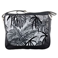 Drawing Leaves Nature Picture Messenger Bag by Simbadda