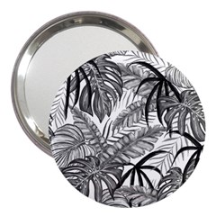 Drawing Leaves Nature Picture 3  Handbag Mirrors by Simbadda