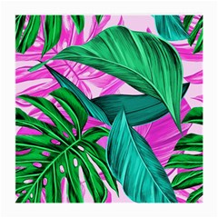 Tropical Greens Monstera Summer Medium Glasses Cloth by Simbadda