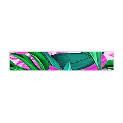 Tropical Greens Monstera Summer Flano Scarf (mini) by Simbadda