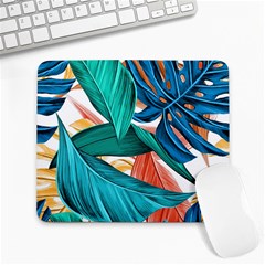 Leaves Tropical Summer Exotic Large Mousepads by Simbadda