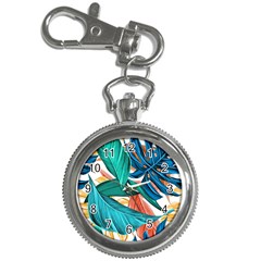 Leaves Tropical Summer Exotic Key Chain Watches by Simbadda