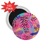 Illustration Reason Leaves Design 2.25  Magnets (100 pack)  Front