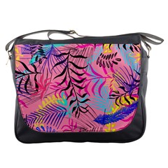 Illustration Reason Leaves Design Messenger Bag by Simbadda