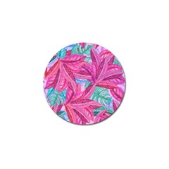 Leaves Tropical Reason Stamping Golf Ball Marker (4 Pack) by Simbadda