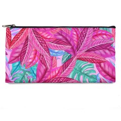 Leaves Tropical Reason Stamping Pencil Cases by Simbadda