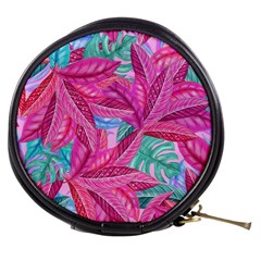 Leaves Tropical Reason Stamping Mini Makeup Bag by Simbadda