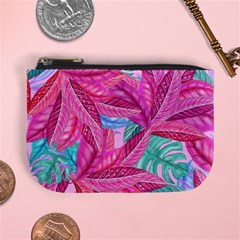 Leaves Tropical Reason Stamping Mini Coin Purse by Simbadda