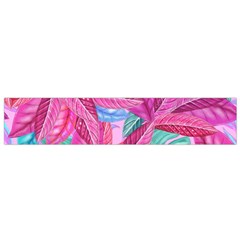 Leaves Tropical Reason Stamping Small Flano Scarf by Simbadda