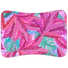 Leaves Tropical Reason Stamping Velour Seat Head Rest Cushion by Simbadda