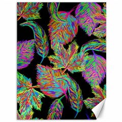 Autumn Pattern Dried Leaves Canvas 36  X 48  by Simbadda