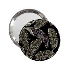 Jungle Leaves Tropical Pattern 2 25  Handbag Mirrors by Simbadda