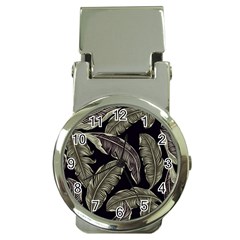 Jungle Leaves Tropical Pattern Money Clip Watches by Simbadda