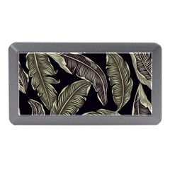 Jungle Leaves Tropical Pattern Memory Card Reader (mini) by Simbadda