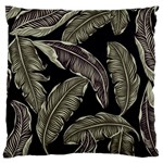 Jungle Leaves Tropical Pattern Large Cushion Case (Two Sides) Back