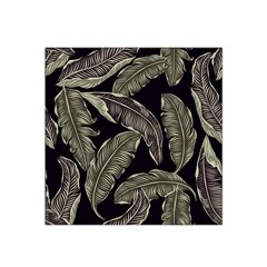 Jungle Leaves Tropical Pattern Satin Bandana Scarf