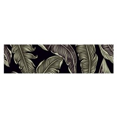 Jungle Leaves Tropical Pattern Satin Scarf (oblong) by Simbadda