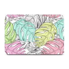 Leaves Tropical Plant Summer Plate Mats by Simbadda