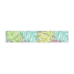 Leaves Tropical Plant Summer Flano Scarf (mini) by Simbadda