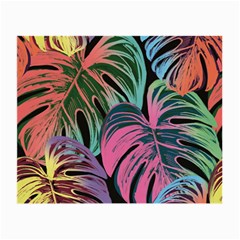 Leaves Tropical Jungle Pattern Small Glasses Cloth