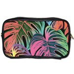 Leaves Tropical Jungle Pattern Toiletries Bag (One Side) Front