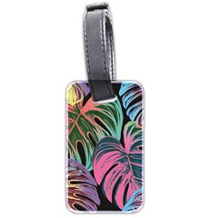 Leaves Tropical Jungle Pattern Luggage Tag (two sides)