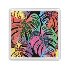 Leaves Tropical Jungle Pattern Memory Card Reader (Square)