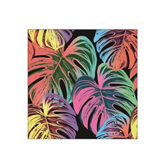 Leaves Tropical Jungle Pattern Satin Bandana Scarf