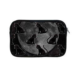 Black Cat Full Moon Apple Macbook Pro 13  Zipper Case by bloomingvinedesign