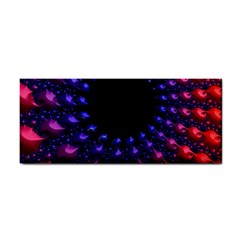 Red Purple 3d Fractals                  Hand Towel by LalyLauraFLM