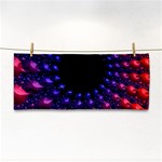 Red purple 3d fractals                  Hand Towel Front