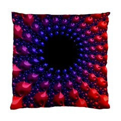 Red Purple 3d Fractals                 Standard Cushion Case (two Sides) by LalyLauraFLM