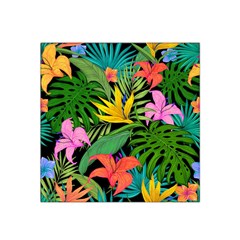 Tropical Leaves                   Satin Bandana Scarf by LalyLauraFLM