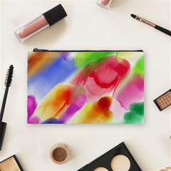 Colorful Watercolors                    Cosmetic Bag by LalyLauraFLM