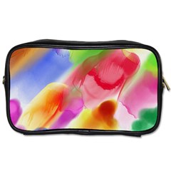 Colorful Watercolors                    Toiletries Bag (one Side) by LalyLauraFLM